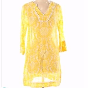 Kate Spade Yellow Tunic Swim Cover Up
